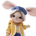 Adorable 10 Inch Porcelain Dress-up Baby Yollow Rabbit Dolls (BJD)